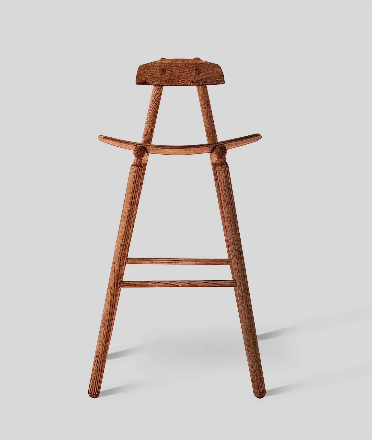 Hiro Bar Stool | Walnut