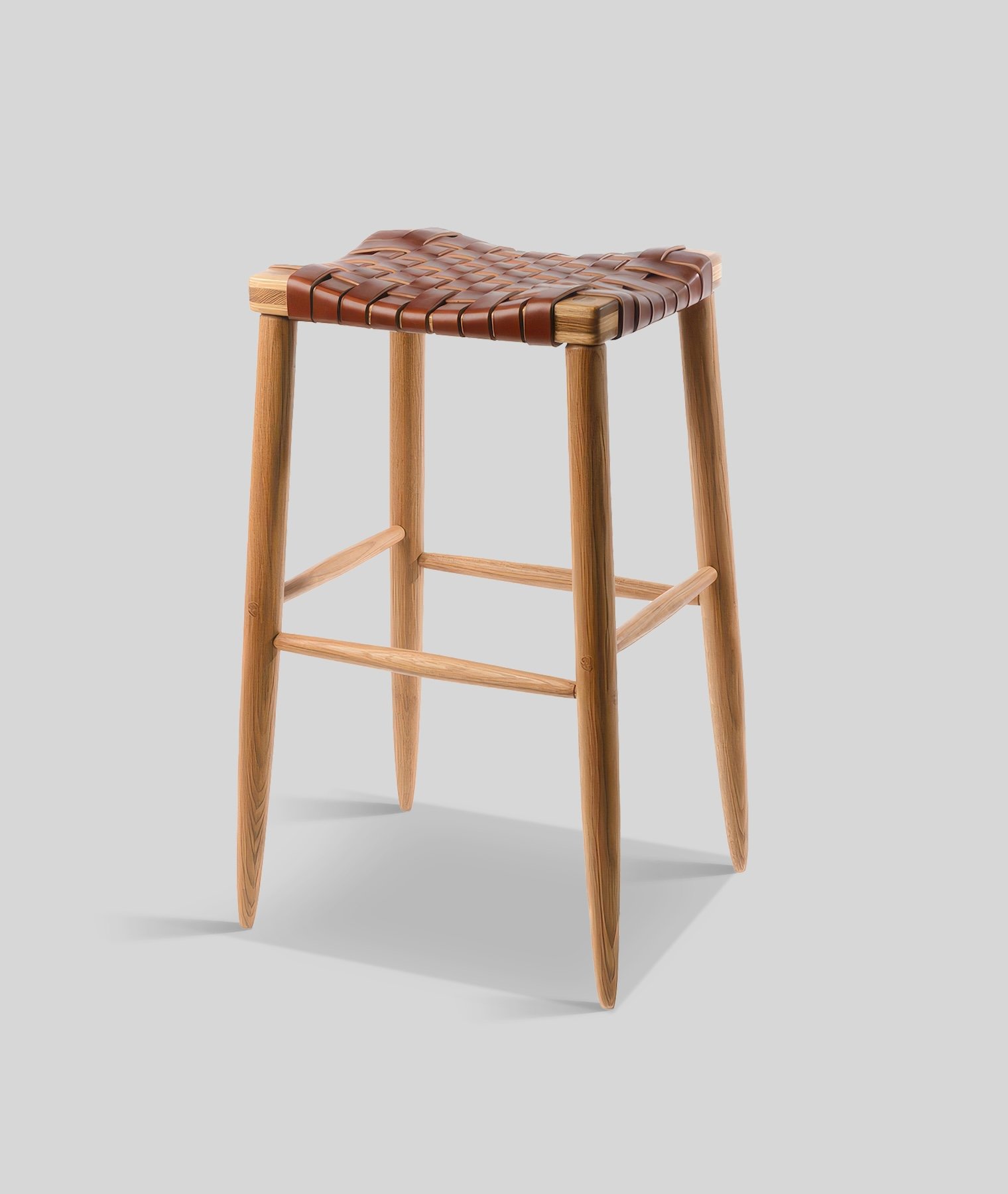 Ranger Bar Stool | Woven Leather