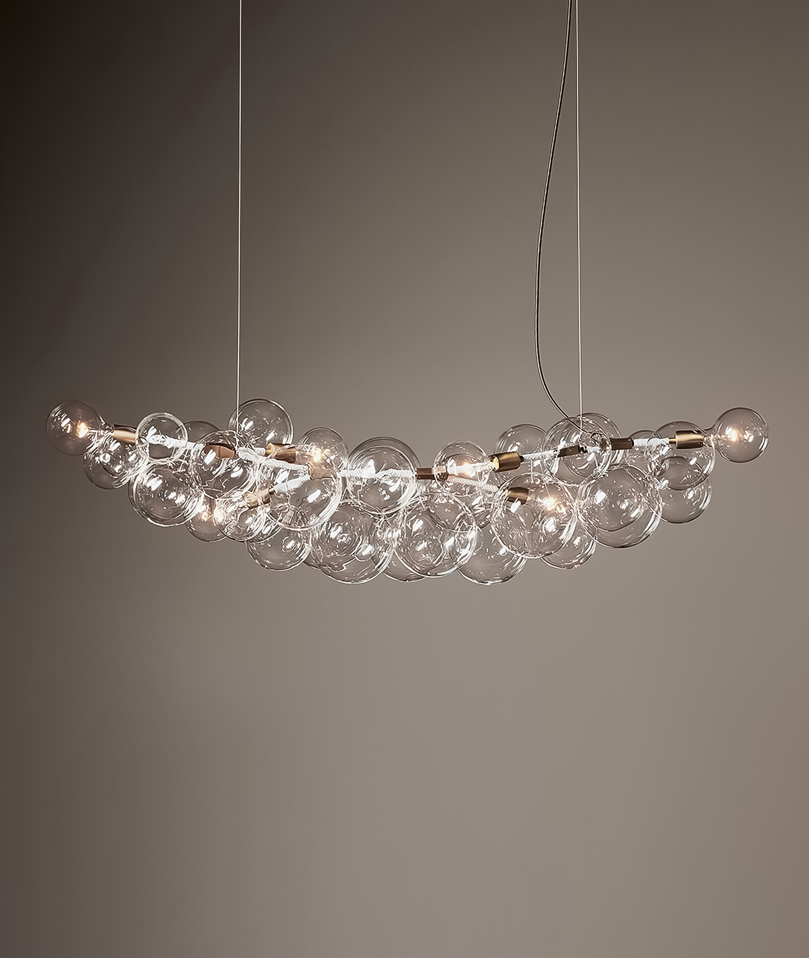 Bubble Chandelier Horizontal Long